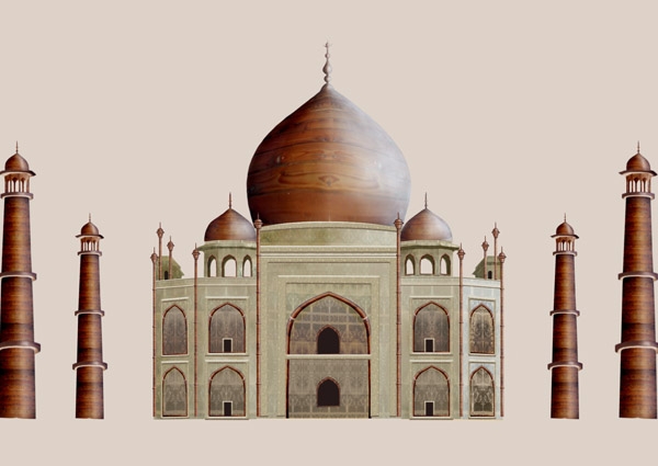 Creation of Taj Mahal: Step 14